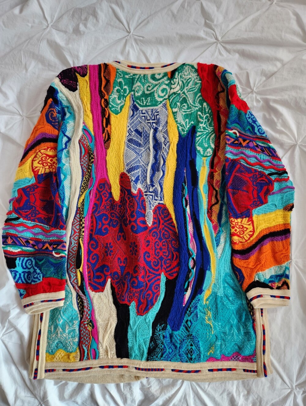 Vintage COOGI Australia 3D Knit Cardigan – Size S - Picture 8 of 11